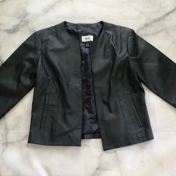 Neiman Marcus Jackets & Blazers - Neiman Marcus W’s Leather Jacket Non Zip